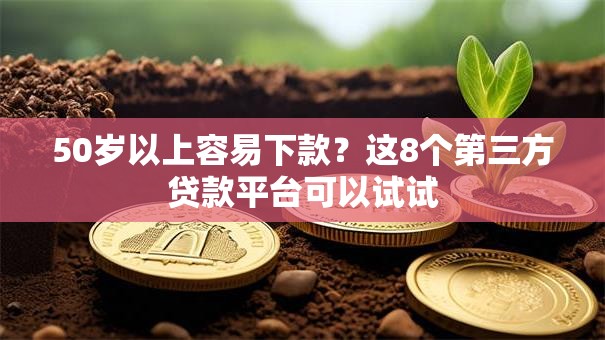 50岁以上容易下款？这8个第三方贷款平台可以试试