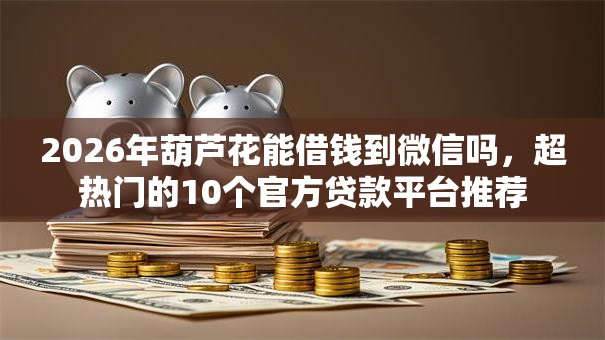 2026年葫芦花能借钱到微信吗，超热门的10个官方贷款平台推荐