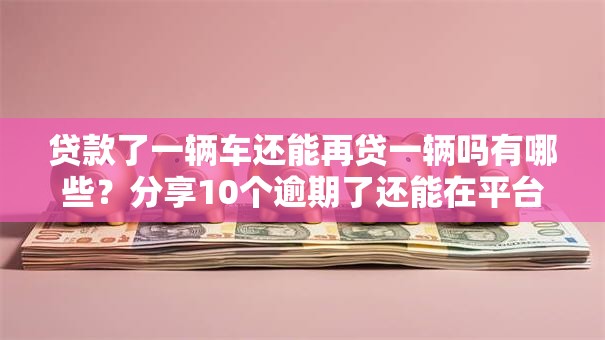 贷款了一辆车还能再贷一辆吗有哪些？分享10个逾期了还能在平台贷款
