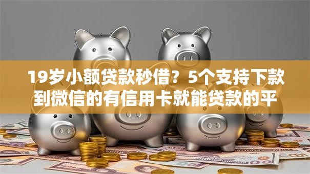 19岁小额贷款秒借？5个支持下款到微信的有信用卡就能贷款的平台