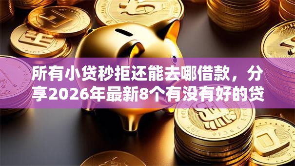 所有小贷秒拒还能去哪借款，分享2026年最新8个有没有好的贷款平台