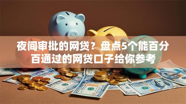 夜间审批的网贷？盘点5个能百分百通过的网贷口子给你参考