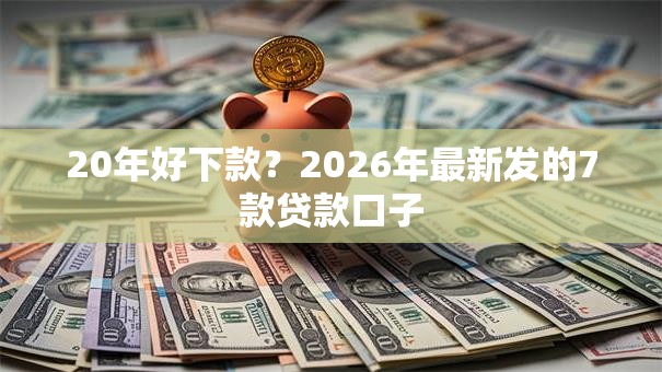 20年好下款？2026年最新发的7款贷款口子