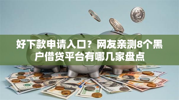 好下款申请入口？网友亲测8个黑户借贷平台有哪几家盘点