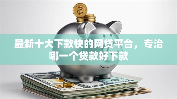 最新十大下款快的网贷平台，专治哪一个贷款好下款