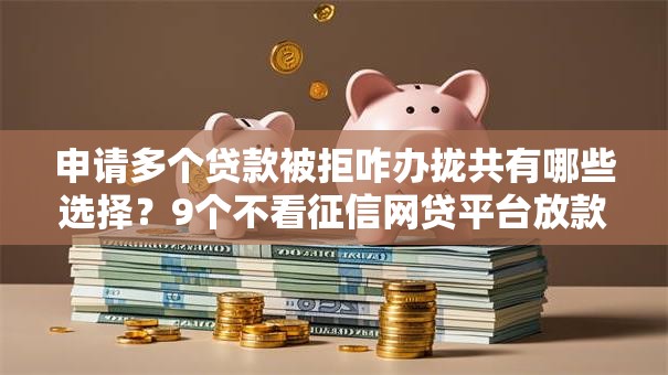 申请多个贷款被拒咋办拢共有哪些选择？9个不看征信网贷平台放款快的口子详解
