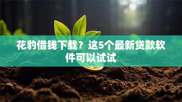花豹借钱下载？这5个最新贷款软件可以试试