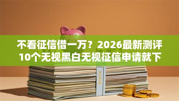 不看征信借一万？2026最新测评10个无视黑白无视征信申请就下款的口子