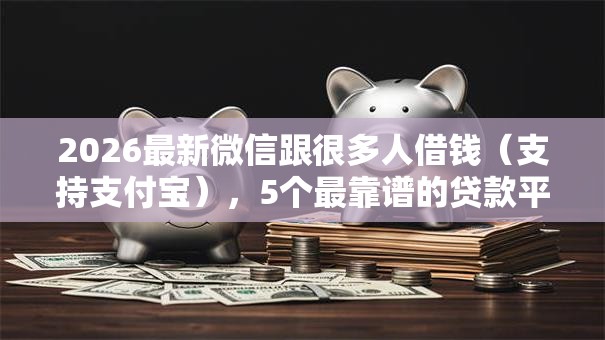 2026最新微信跟很多人借钱（支持支付宝），5个最靠谱的贷款平台无私分享