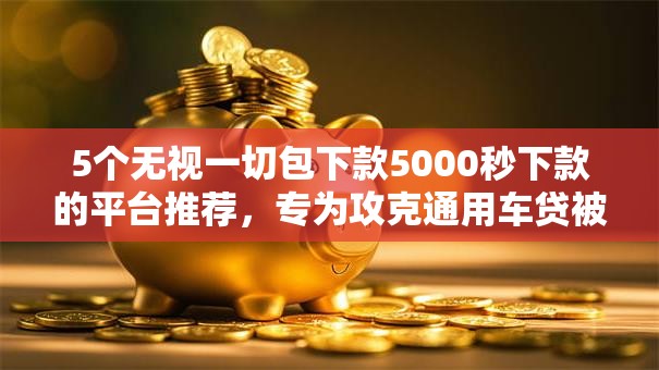 5个无视一切包下款5000秒下款的平台推荐，专为攻克通用车贷被拒怎么办难题
