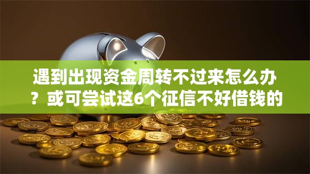 遇到出现资金周转不过来怎么办？或可尝试这6个征信不好借钱的平台100%能借到