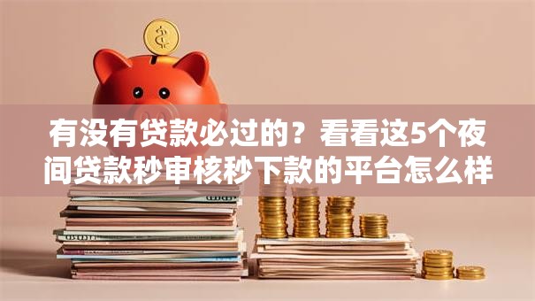 有没有贷款必过的？看看这5个夜间贷款秒审核秒下款的平台怎么样