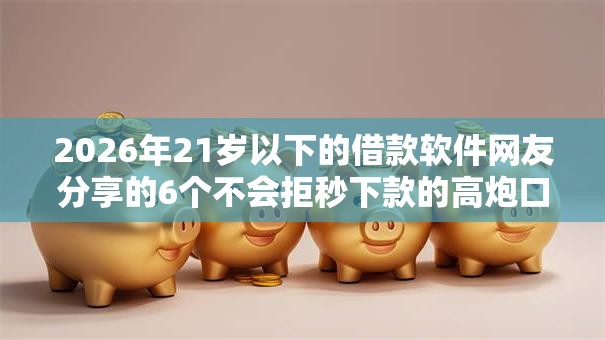 2026年21岁以下的借款软件网友分享的6个不会拒秒下款的高炮口子我觉得不错！
