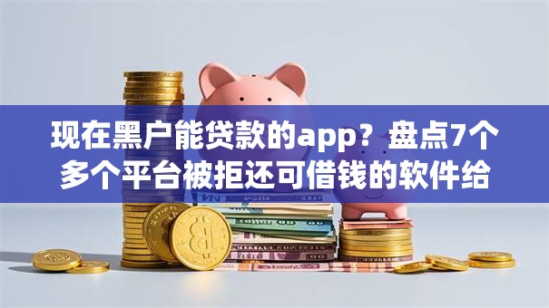 现在黑户能贷款的app？盘点7个多个平台被拒还可借钱的软件给你参考