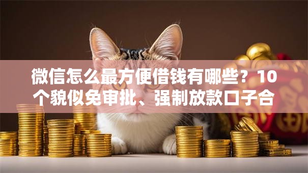 微信怎么最方便借钱有哪些?10个貌似免审批、强制放款口子合集 微信怎么最方便借钱有哪些?10个貌似免审批、强制放款口子合集