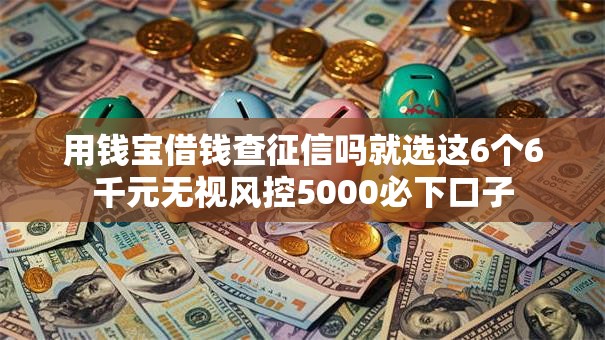 用钱宝借钱查征信吗就选这6个6千元无视风控5000必下口子