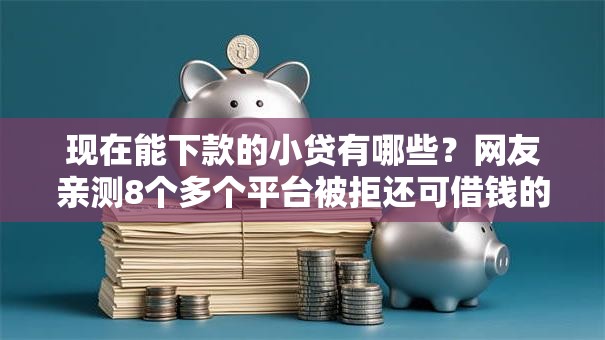现在能下款的小贷有哪些？网友亲测8个多个平台被拒还可借钱的软件盘点