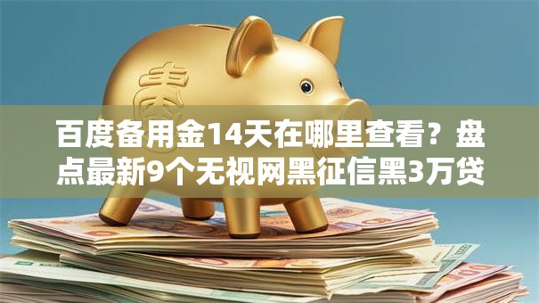 百度备用金14天在哪里查看？盘点最新9个无视网黑征信黑3万贷款