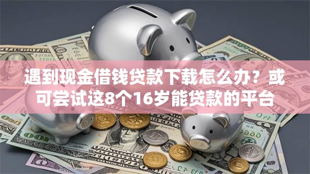 遇到现金借钱贷款下载怎么办？或可尝试这8个16岁能贷款的平台