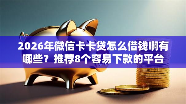 2026年微信卡卡贷怎么借钱啊有哪些？推荐8个容易下款的平台