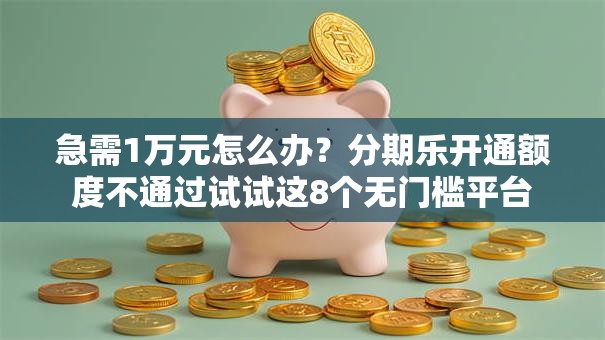 急需1万元怎么办?分期乐开通额度不通过试试这8个无门槛平台 急需1万元怎么办?分期乐开通额度不通过试试这8个无门槛平台