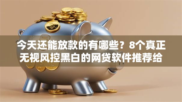 今天还能放款的有哪些？8个真正无视风控黑白的网贷软件推荐给你