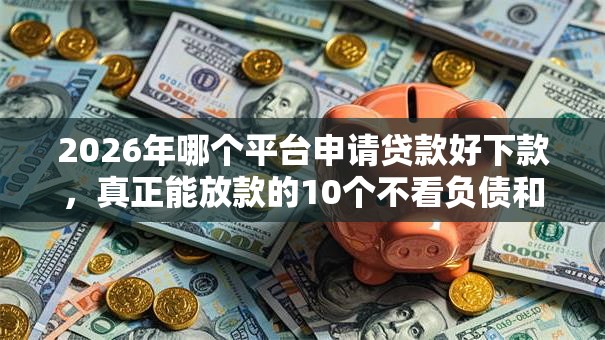 2026年哪个平台申请贷款好下款，真正能放款的10个不看负债和征信的口子推荐