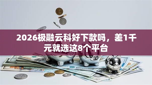 2026极融云科好下款吗，差1千元就选这8个平台