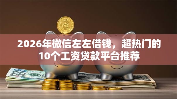 2026年微信左左借钱，超热门的10个工资贷款平台推荐