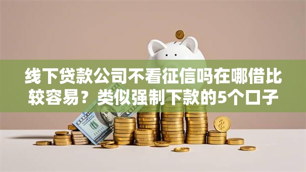 线下贷款公司不看征信吗在哪借比较容易?类似强制下款的5个口子参考 线下贷款公司不看征信吗在哪借比较容易?类似强制下款的5个口子参考