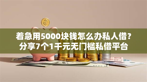着急用5000块钱怎么办私人借?分享7个1千元无门槛私借平台 着急用5000块钱怎么办私人借?分享7个1千元无门槛私借平台