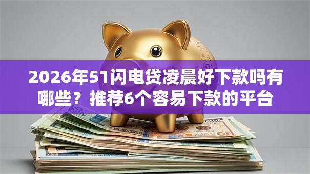 2026年51闪电贷凌晨好下款吗有哪些？推荐6个容易下款的平台