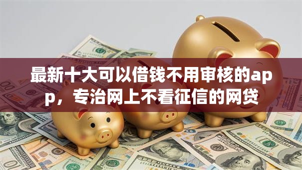 最新十大可以借钱不用审核的app，专治网上不看征信的网贷