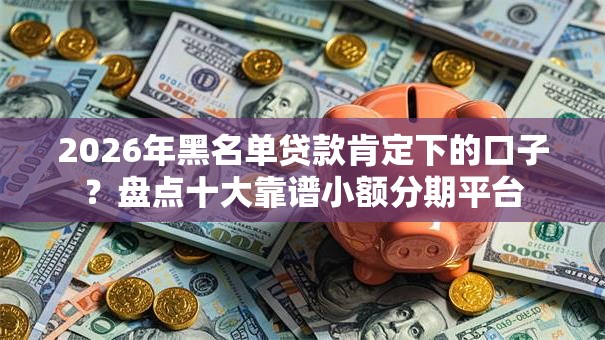 2026年黑名单贷款肯定下的口子？盘点十大靠谱小额分期平台