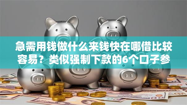 急需用钱做什么来钱快在哪借比较容易?类似强制下款的6个口子参考 急需用钱做什么来钱快在哪借比较容易?类似强制下款的6个口子参考