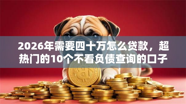 2026年需要四十万怎么贷款，超热门的10个不看负债查询的口子推荐