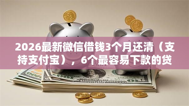 2026最新微信借钱3个月还清（支持支付宝），6个最容易下款的贷款平台无私分享