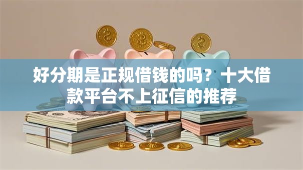 好分期是正规借钱的吗？十大借款平台不上征信的推荐