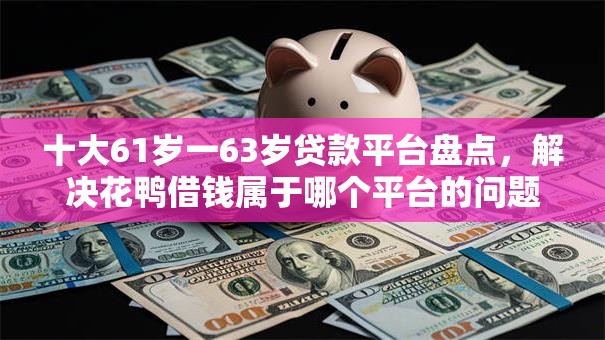 十大61岁一63岁贷款平台盘点，解决花鸭借钱属于哪个平台的问题