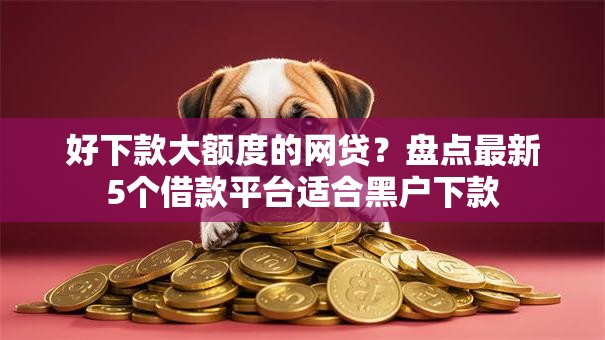 好下款大额度的网贷？盘点最新5个借款平台适合黑户下款