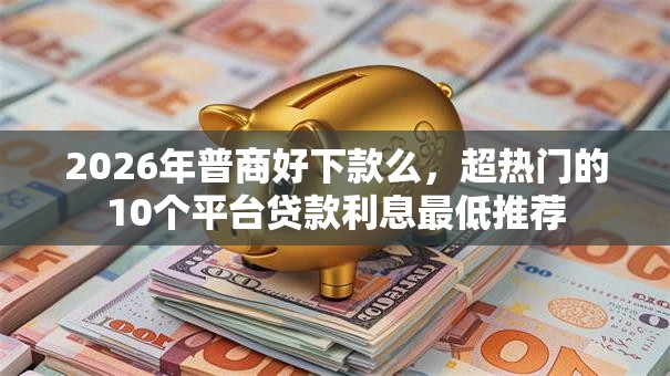 2026年普商好下款么，超热门的10个平台贷款利息最低推荐