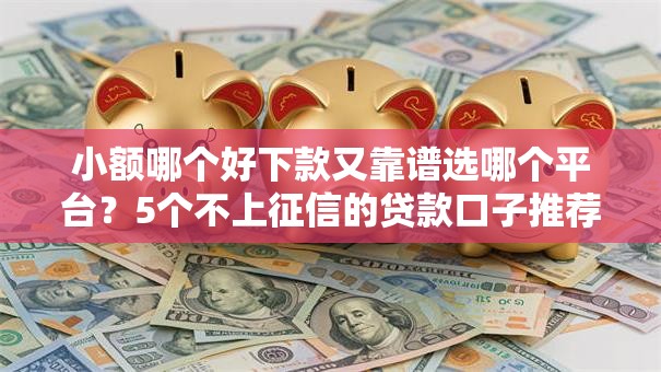 小额哪个好下款又靠谱选哪个平台？5个不上征信的贷款口子推荐