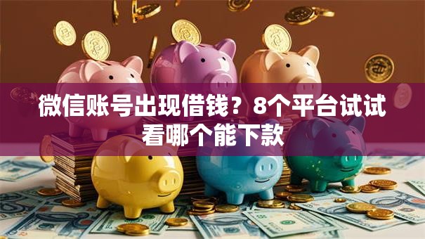 微信账号出现借钱?8个平台试试看哪个能下款 微信账号出现借钱?8个平台试试看哪个能下款