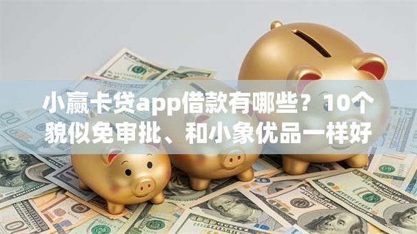 小赢卡贷app借款有哪些？10个貌似免审批、和小象优品一样好下款的口子合集