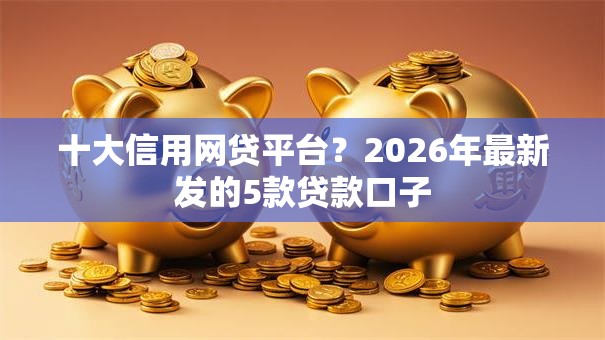 十大信用网贷平台?2026年最新发的5款贷款口子 十大信用网贷平台?2026年最新发的5款贷款口子