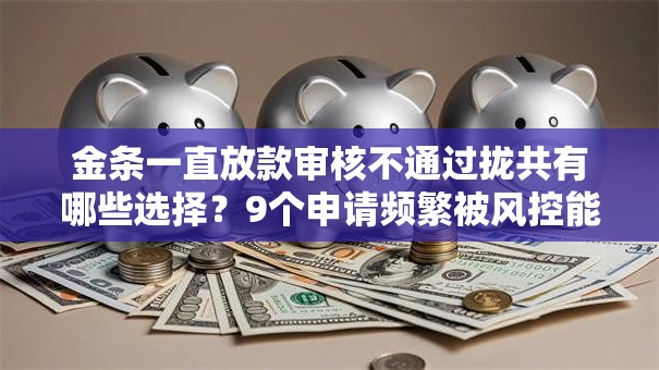 金条一直放款审核不通过拢共有哪些选择？9个申请频繁被风控能下的口子详解