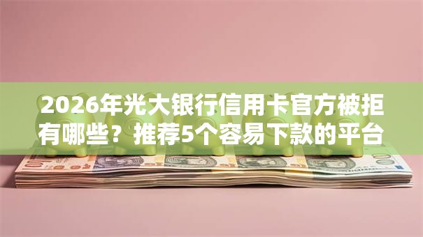 2026年光大银行信用卡官方被拒有哪些？推荐5个容易下款的平台