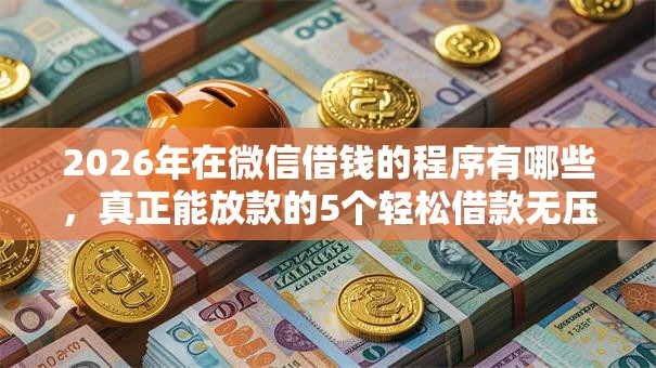 2026年在微信借钱的程序有哪些，真正能放款的5个轻松借款无压力口子推荐
