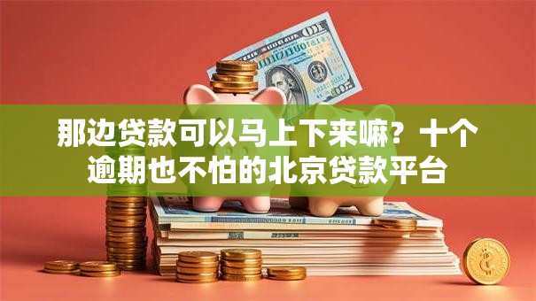 那边贷款可以马上下来嘛？十个逾期也不怕的北京贷款平台