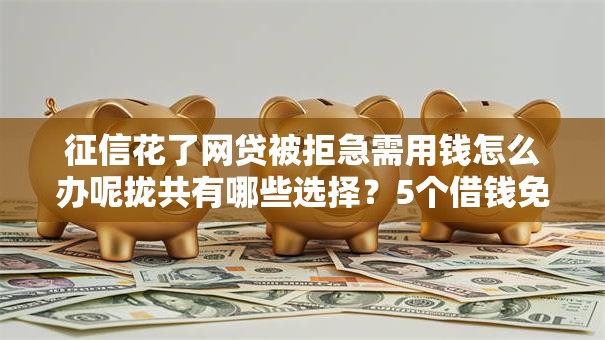 征信花了网贷被拒急需用钱怎么办呢拢共有哪些选择?5个借钱免息平台详解 征信花了网贷被拒急需用钱怎么办呢拢共有哪些选择?5个借钱免息平台详解